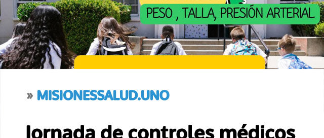 Jornada de controles médicos y fichas escolares para garantizar el inicio de clases con la salud al día