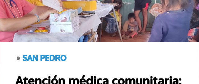 Atención médica comunitaria: un equipo que fortalece la prevención y el acceso a la salud