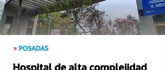 Hospital de alta complejidad abrió la inscripción a pre-residencias en salud