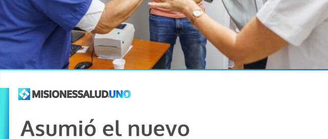 Asumió el nuevo responsable del Programa Provincial de Tuberculosis