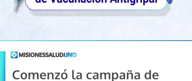 Comenzó la campaña de vacunación antigripal con el objetivo de prevenir complicaciones por gripe