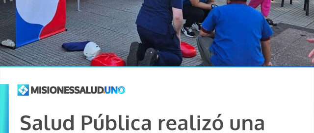 Salud Pública realizó una jornada de prevención y concientización en la Plaza 9 de Julio