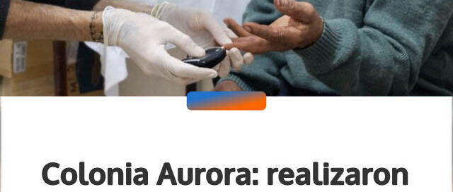 Colonia Aurora: realizaron una jornada de atención integral para pacientes del programa Gempro