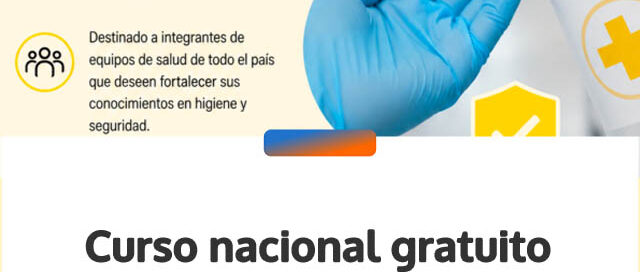Curso nacional gratuito de higiene y seguridad en salud abre inscripción para equipos de todo el país
