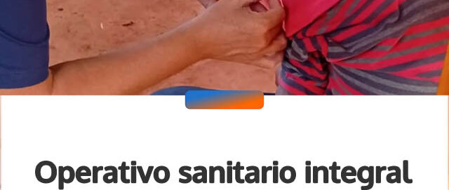 Operativo sanitario integral en Aguay Poty con controles y vacunación