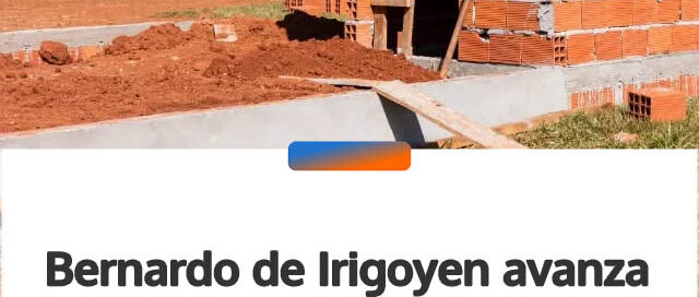Bernardo de Irigoyen avanza con la construcción de un CAPS en paraje Gramado