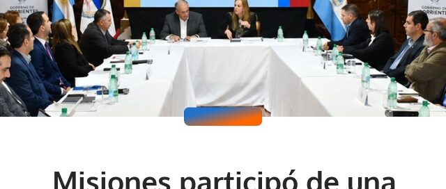 Misiones participó de una reunión regional para fortalecer las políticas sanitarias del Litoral