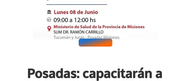 Posadas: capacitarán a equipos de salud sobre prevención combinada y atención integral en VIH